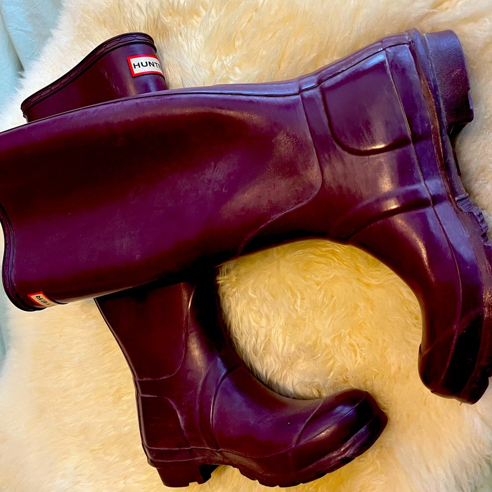 Purple Hunter Rain Boots